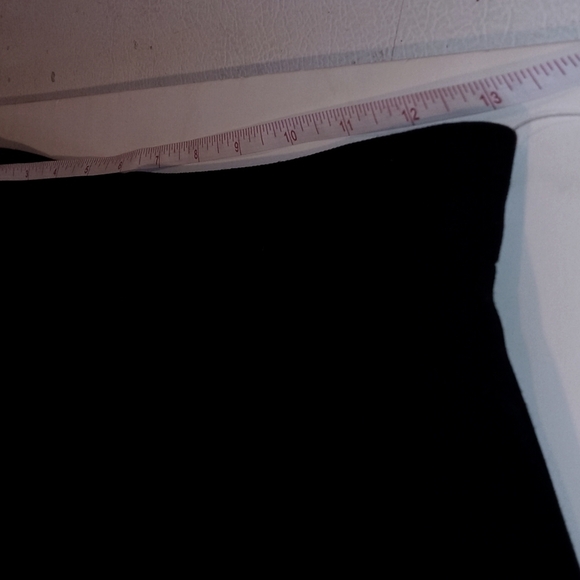 NWT Villager 8 petite black skirt with split - Picture 2 of 8